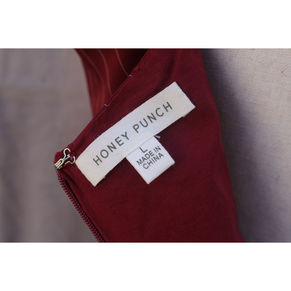 Honey Punch Large Spaghetti Strap Pinstriped Jumpsuit - Picture 8 of 8